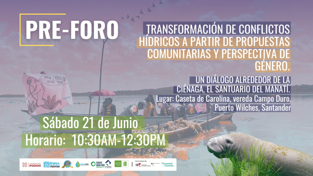 Preforo Un diálogo alrededor de la ciénaga, el santuario del manatí